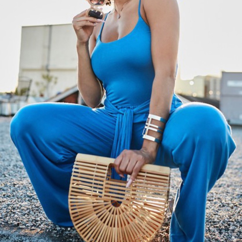 Summer Daze Blue Jumpsuit